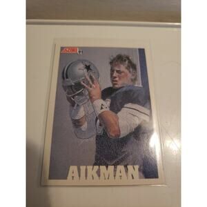 Troy Aikman 1991 Score #631 Team MVP - Dallas Cowboys - NFL - Fresh Pull